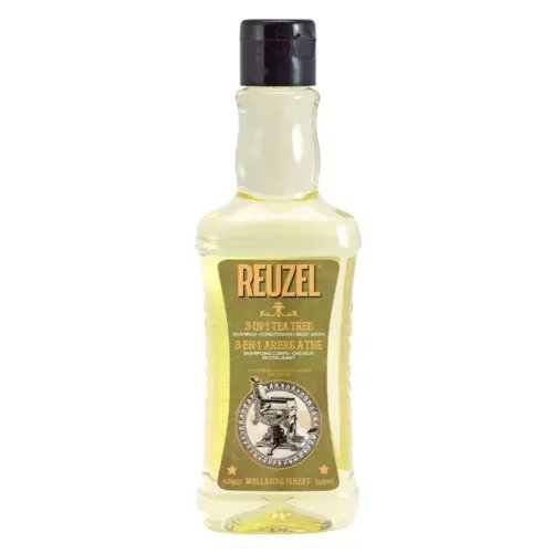Reuzel Tea Tree - Szampon odżywka i żel 3w1 do każdego typu włosów z olejkiem z drzewa herbacianego 350 ml