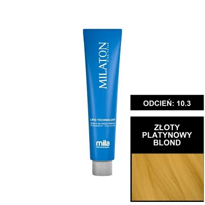 Mila Professional Milaton Classic farba do włosów 10.3 Złoty platynowy blond 100 ml