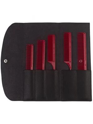 JRL J002 Zestaw grzebieni strzyżeniowo-stylistycznych – Profesjonalny komplet 4 grzebieni do cięcia i stylizacji