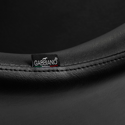 Gabbiano fotel fryzjerski Marbella złoto czarny