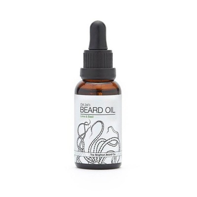 The Brighton Beard Co-Old Joll's Beard Oil Lime & Basil Olejek do Brody 30ml