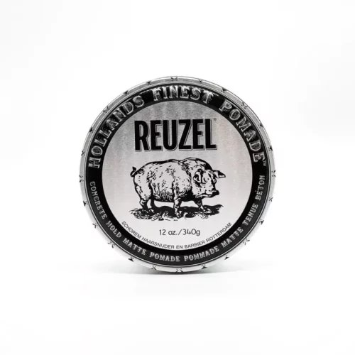 Reuzel – Concrete Hold Matte Pomade – Hog 340 g – Matowa pomada do włosów o ekstremalnym chwycie
