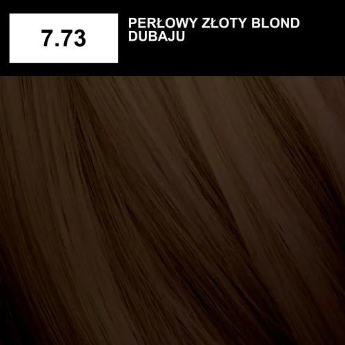 Mila Professional Milaton High Cover farba do włosów 7.73 Perłowy złoty blond Dubaju 100 ml