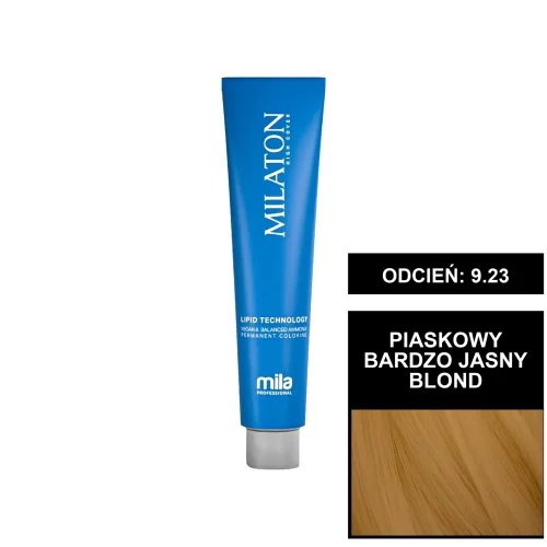 Mila Professional Milaton Classic farba do włosów 9.23 Piaskowy bardzo jasny blond 100 ml