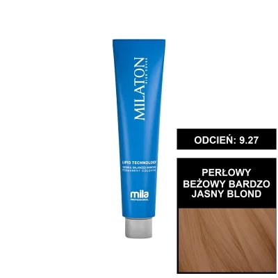 Mila Professional Milaton Classic farba do włosów 9.27 Perłowy beżowy bardzo jasny blond 100 ml