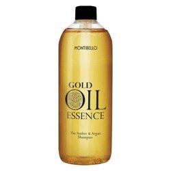 Szampon Bursztynowo-Arganowy GOLD OIL ESSENCE The Amber& Argan Shampoo MONTIBELLO 1000 ml