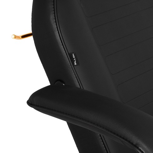 Fotel Kosmetyczny SILLON 211 gold pro czarny