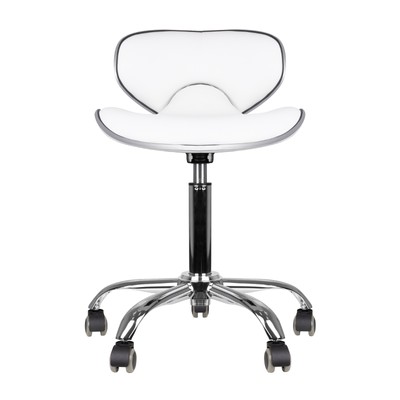 Gabbiano taboret kosmetyczny Q-4599 biały