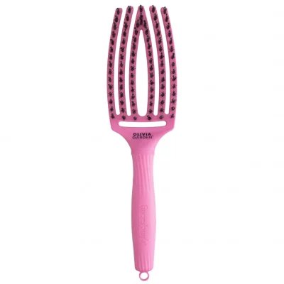 Olivia Garden Fingerbrush Dolce Vita Pink Granita – szczotka do rozczesywania z włosiem dzika i nylonu