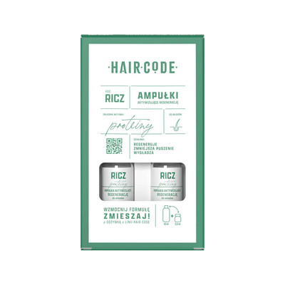 Ampułki regenerujące włosy Hair Code Ricz 4x5ml