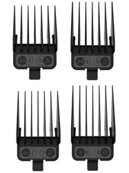 JRL – Nasadki dystansowe L – Do maszynki Fresh Fade 2020C / 2020C-G – Zestaw 4 sztuki do dłuższego strzyżenia i blendowania