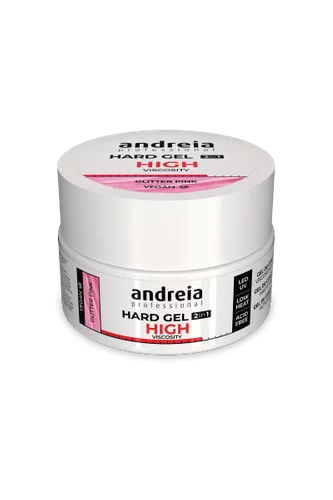 ANDREIA PRO Żel Budujący o Dużej Gęstości Hard Gel Visosity Glitter Pink 22g